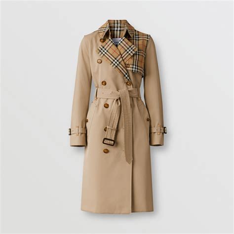 check trench coat burberry|burberry trench coats damen.